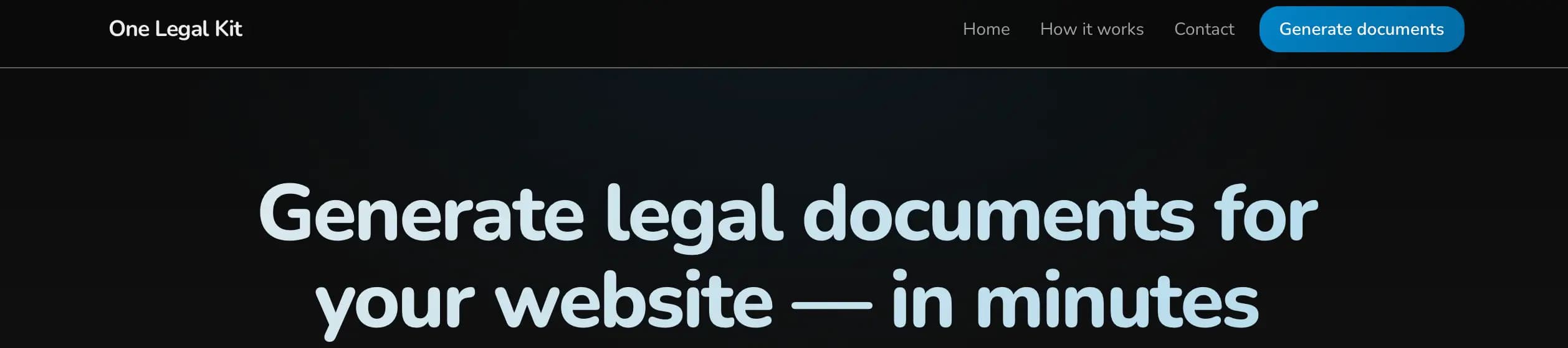 One Legal Kit – Legal documents