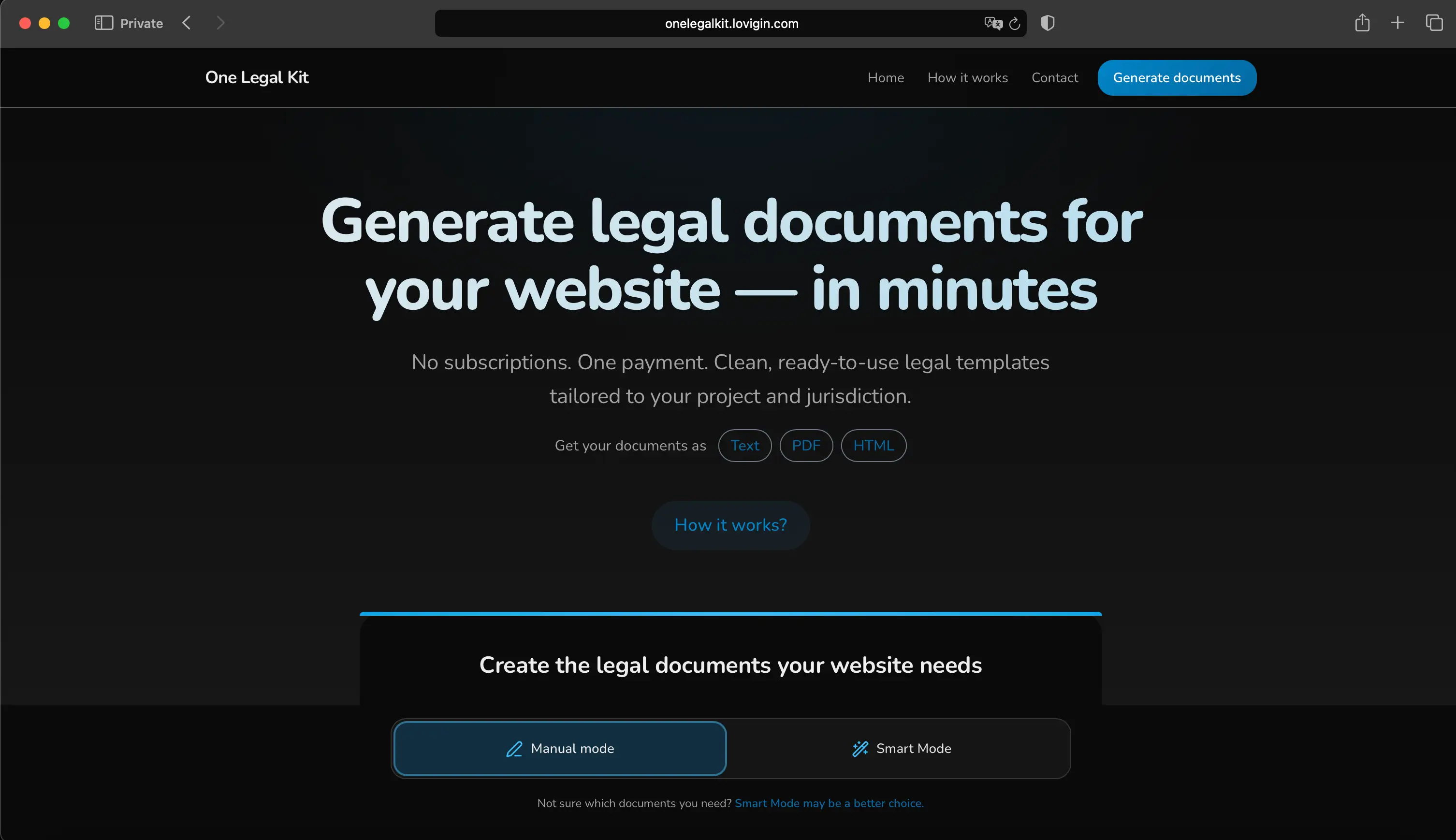 One Legal Kit screenshot 1